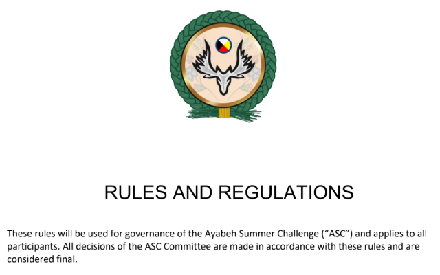 Tournament rules and regulations